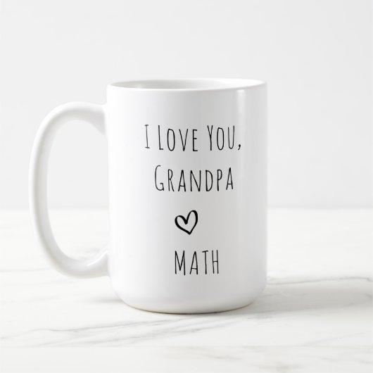 Erstmaliges Großvater Neues Opa-Geschenk vom Baby Kaffeetasse (Links)