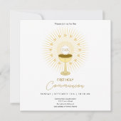 Erstmaliges kommunales Gold mit Chalice-Einladung Save The Date (Vorderseite)