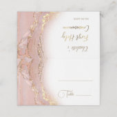 Erstmaliges Kommunionenfarbenmarmor Platzkarte (Außenseite Aufgefaltet)