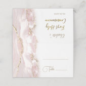 Erstmaliges Kommunionenfarbenmarmor Platzkarte (Außenseite Aufgefaltet)