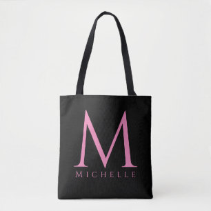 Erstmaliges Letter Monogram Modern Template Lebens Tasche