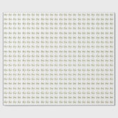 Erstmaliges Logo-Geschäft für das Gelbe Monogramm Geschenkpapier (Flach)