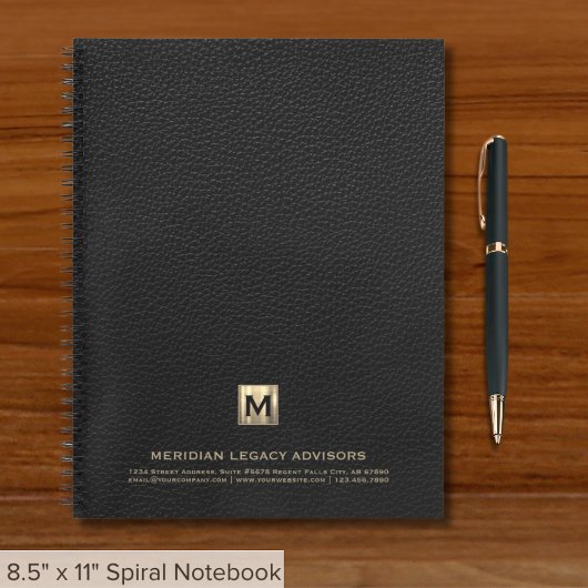 Erstmaliges Logo-Notebook der Beruflichen Luxuskla Notizblock