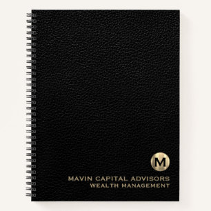 Erstmaliges Logo-Notebook der Luxury Monogram Notizblock