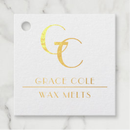 Erstmaliges Mongram Wax Melt Candle Business-Produ Geschenkanhänger