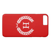Erstmaliges Monogramm Case-Mate iPhone Hülle (Rückseite (Horizontal))