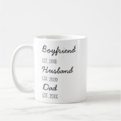 Erstmaliges Vater Geschenk von Ehefrau New Dad Per Kaffeetasse (Links)