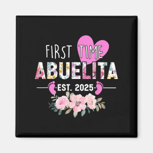 Erstmals Abuelita Est 2025 New Oma Baby Anno Magnet