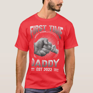 Erstmals Daddy Est 2022 Schwangerschaftsankündigun T-Shirt