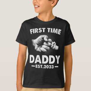 Erstmals Daddy New Dad Est 2023 Shirt Vathers