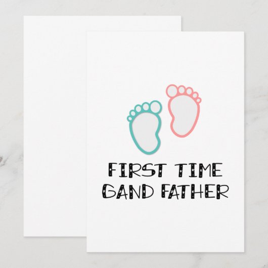 Erstmals Gand Pater Großvater Geschenke (Vorne/Hinten)