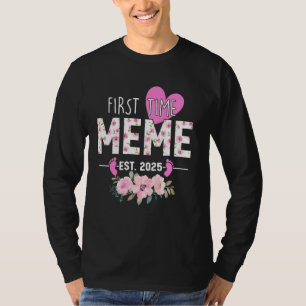 Erstmals Meme Est 2025 Geschenke für Oma T-Shirt