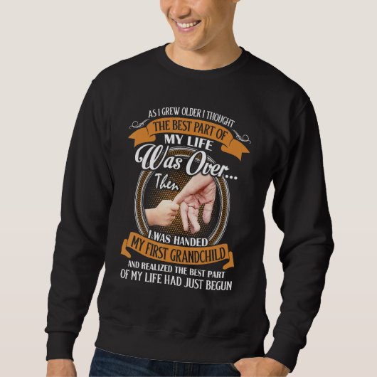 Erstmals Oma 2022 für Granny, um Mutter Mutter zu Sweatshirt (Vorderseite)