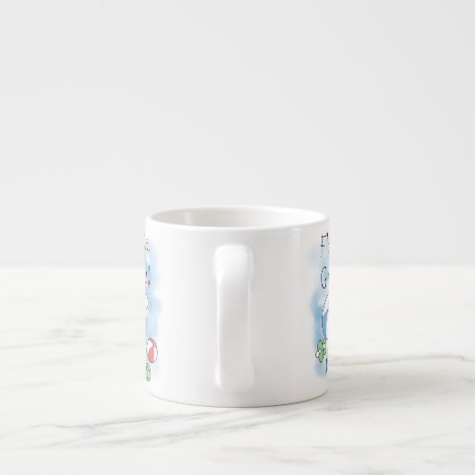 Erstmals Oma der Jungen Geschenke Espressotasse (Rückseite)