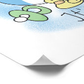 Erstmals Oma der Jungen Geschenke Poster (Ecke)