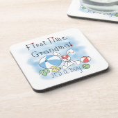 Erstmals Oma der Jungen Geschenke Untersetzer (Linke Seite)