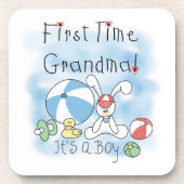 Erstmals Oma der Jungen Geschenke Untersetzer (Vorderseite)