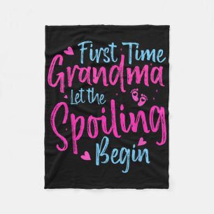 Erstmals Oma Ließ den verwöhnten Anfänger Großmot Fleecedecke