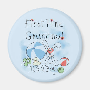 Erstmals Oma von Boy Tshirts und Geschenken Magnet
