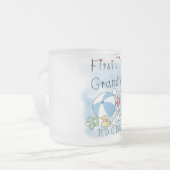 Erstmals Oma von Boy Tshirts und Geschenken Mattglastasse (Vorderseite Links)