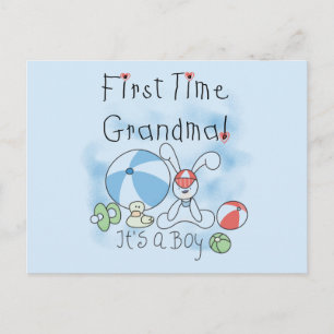 Erstmals Oma von Boy Tshirts und Geschenken Postkarte