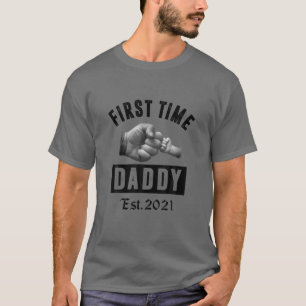 Erstmals Papa Est 2021 neues Geschenk meines Vater T-Shirt