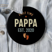 Erstmals Pappa Est 2020 Daddy-Geschenk Button (Beispiel)