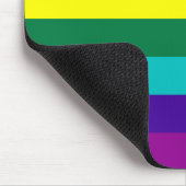 Erstmals Rainbow Gay Pride Flag Mousepad (Ecke)