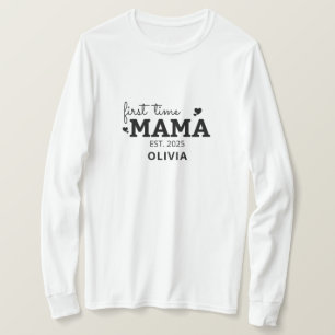 Erstmama junge Mutter Mütter Tagesgeschenk T-Shirt