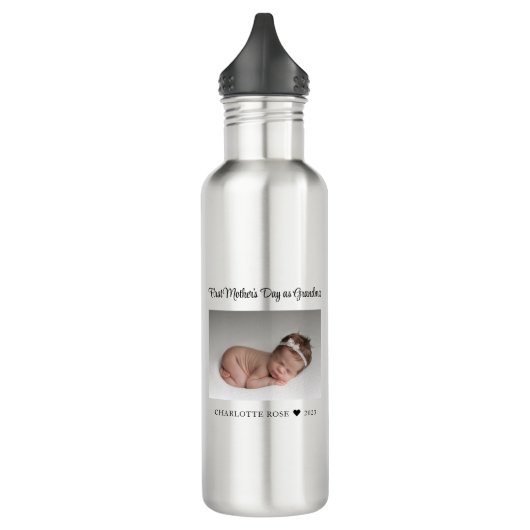 Erstmütter-Foto Edelstahlflasche (Links)