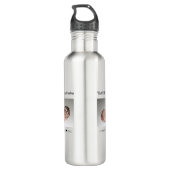 Erstmütter-Foto Edelstahlflasche (Rückseite)