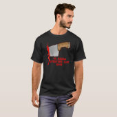 Erstochen durch Messer in der Rückseite T-Shirt (Vorne ganz)