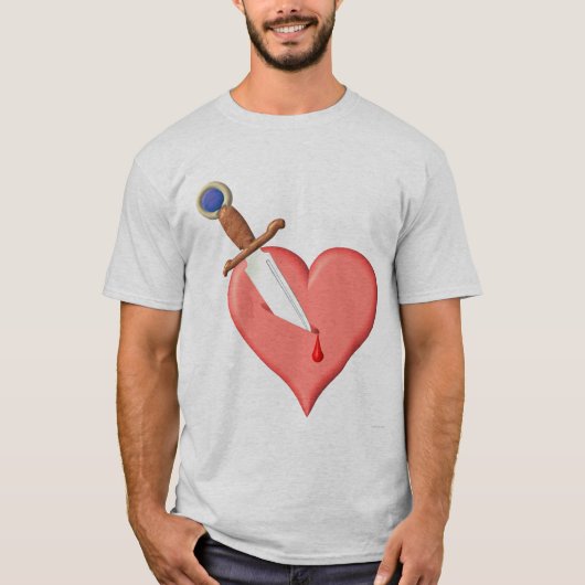 Erstochenes Herz T-Shirt (Vorderseite)