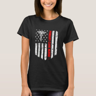 Erstpflege: Amerikanische Flagge nur registriert T-Shirt