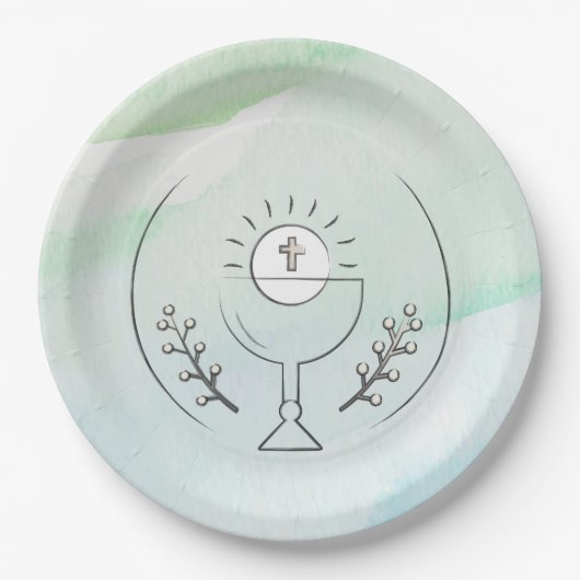 Erstplatine Pappteller (Vorderseite)