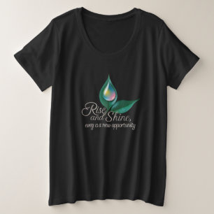 Erstrahle von innen heraus – Erhebe dich und leuch Große Größe T-Shirt