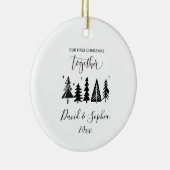 Erstweihnachtsgeschmuck - Individuelle Namen Keramik Ornament (Rechts)