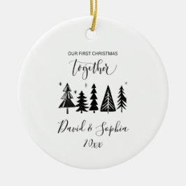 Erstweihnachtsgeschmuck - Individuelle Namen Keramik Ornament