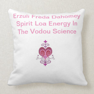 Ersuli Freda Dahomey Loa Spirit VeVe Trow Pillow Kissen
