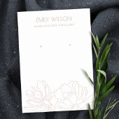 ERT CACTUS ERFOLGREICHE BLUSH PINK EARRING DISPLAY VISITENKARTE