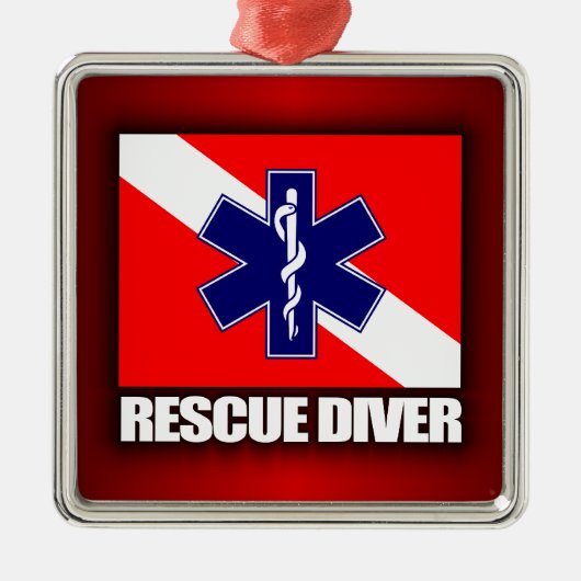 ERT Diver 2 Ornament Aus Metall (Vorne)
