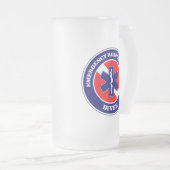 ERT Diver Mattglas Bierglas (VorderseiteRechts)