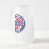 ERT Diver Mattglas Bierglas (Vorderseite Links)