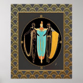 ERTE Art Deco Three Ladys Poster (Vorne)