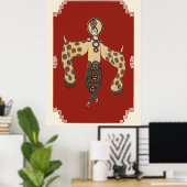 Erté - Asian Princess Suite, Bamboo Poster (Heimbüro)