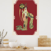 Erté - Asian Princess Suite, Bamboo Poster (Küche)