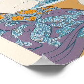 Erté - Bad des Marquise, 1980 Poster (Ecke)