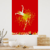 Erté - Beifall Poster (Küche)