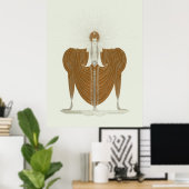 Erté - Celestial Virtues Suite, Radiance Poster (Heimbüro)