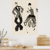 Erté - Charleston Couple Poster (Küche)
